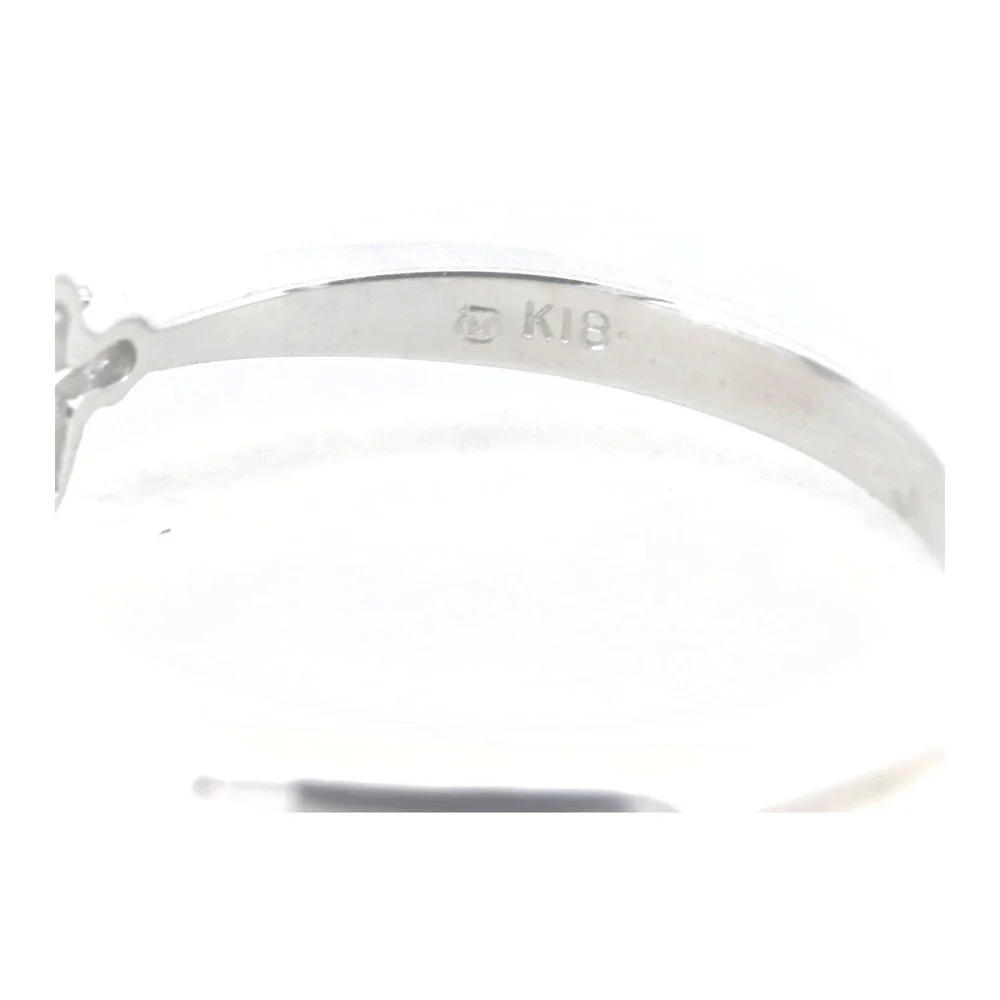 Mikimoto Mikimoto Diamond Ring K18 White Gold 11 Metal Ring in Great Condition - Picture 2 of 7